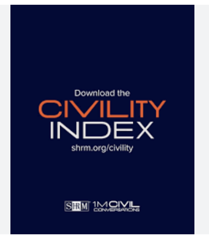 SHRM Tackles Society’s Incivility